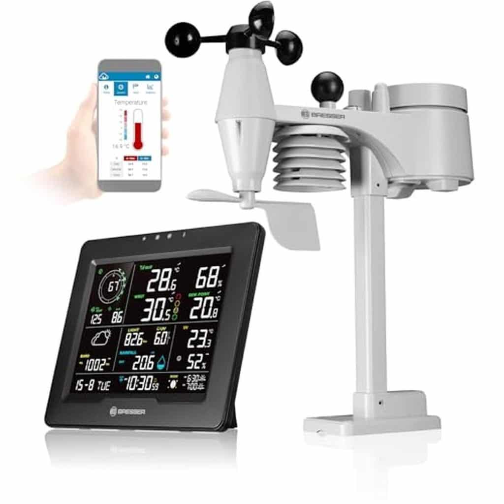 Test : station météo Bresser WiFi 8-en-1 complète et connectée