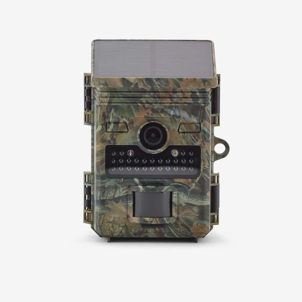 Test de la caméra de chasse Decathlon PIE 1069 avec panneau solaire
